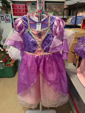 Disney Store Rapunzel Deluxe Costume Dress – Size 5/6 – New With Out Tags